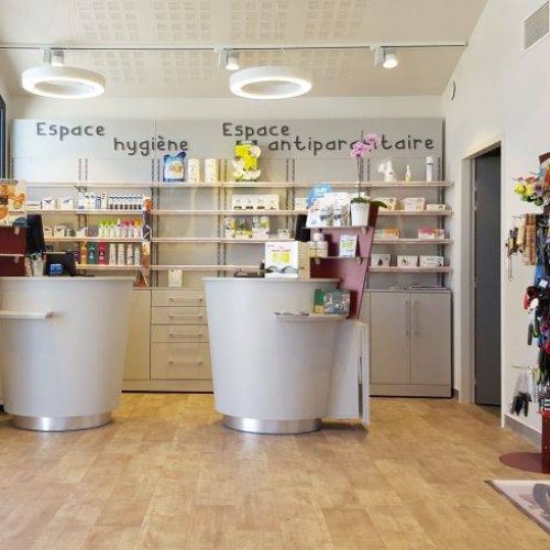 comptoir d'accueil clinique vétérinaire